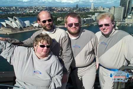 auf der Sydney Harbour Bridge