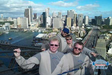 auf der Sydney Harbour Bridge