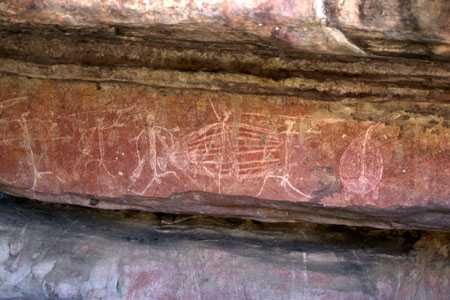 Rockart Sites am Ubirr