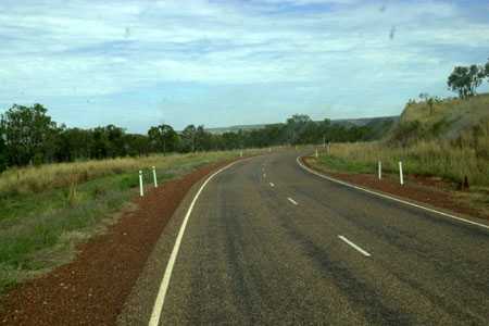 auf dem Highway in Richtung Kununurra