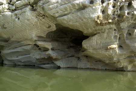 Gesteinformationen in der Geiki Gorge