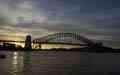 die Skyline von Sydney während der Blue Hour